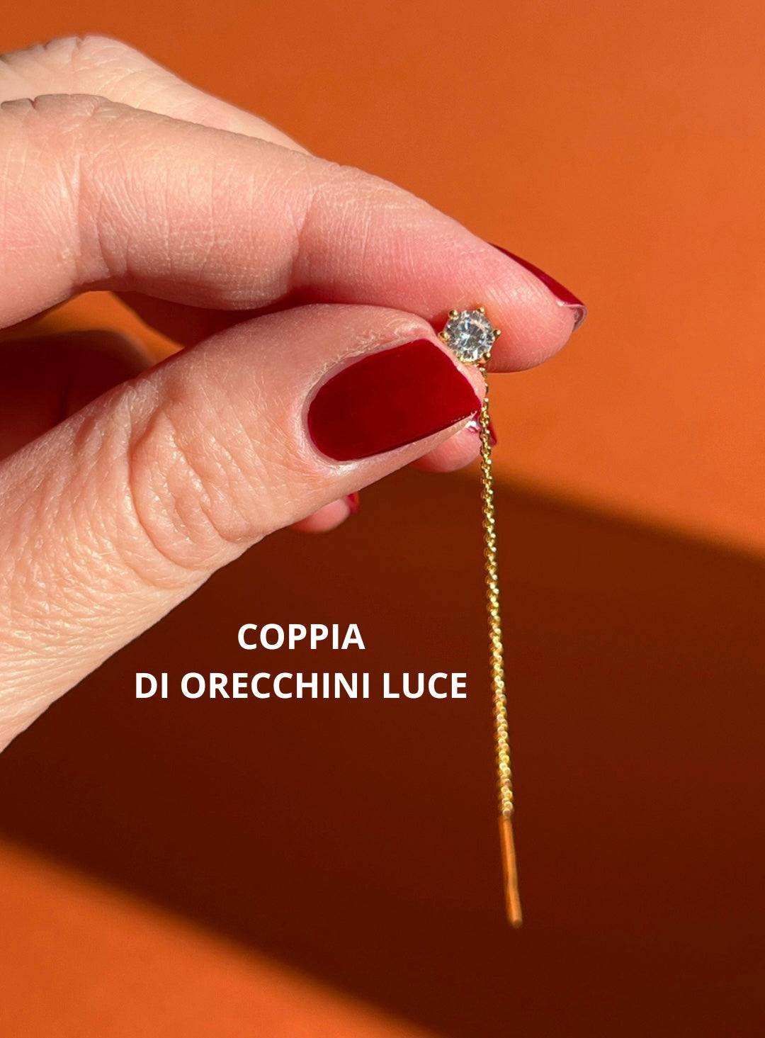 ORECCHINI PENDENTI LUCE